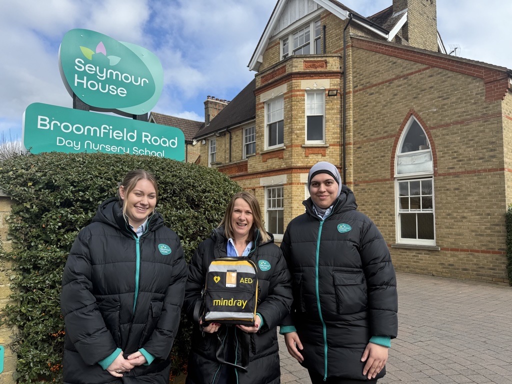 Seymour House Installs Life-Saving Defibrillators Across All Nurseries