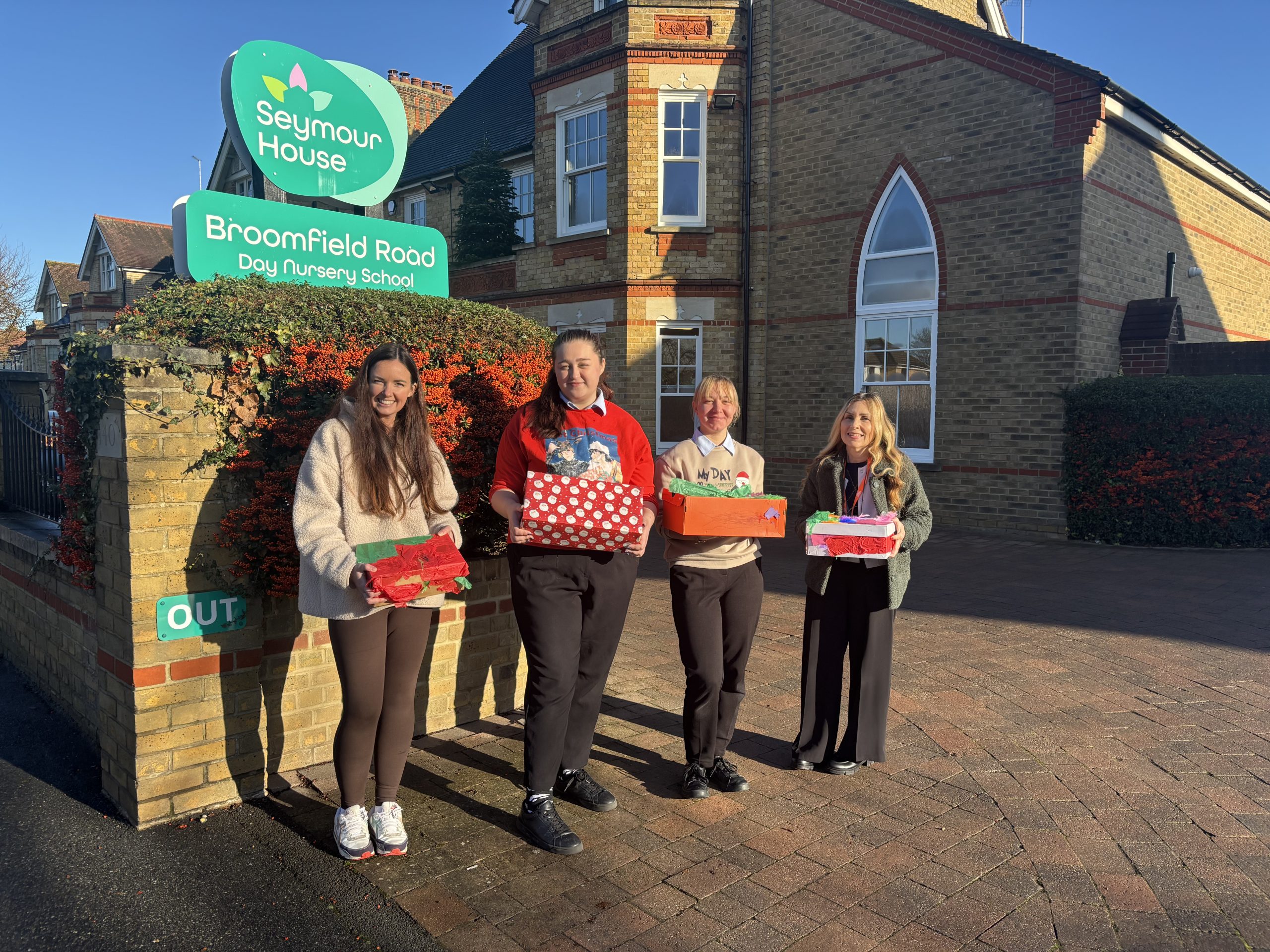 Seymour House Supports Home-Start Essex with Annual Christmas Shoebox Appeal