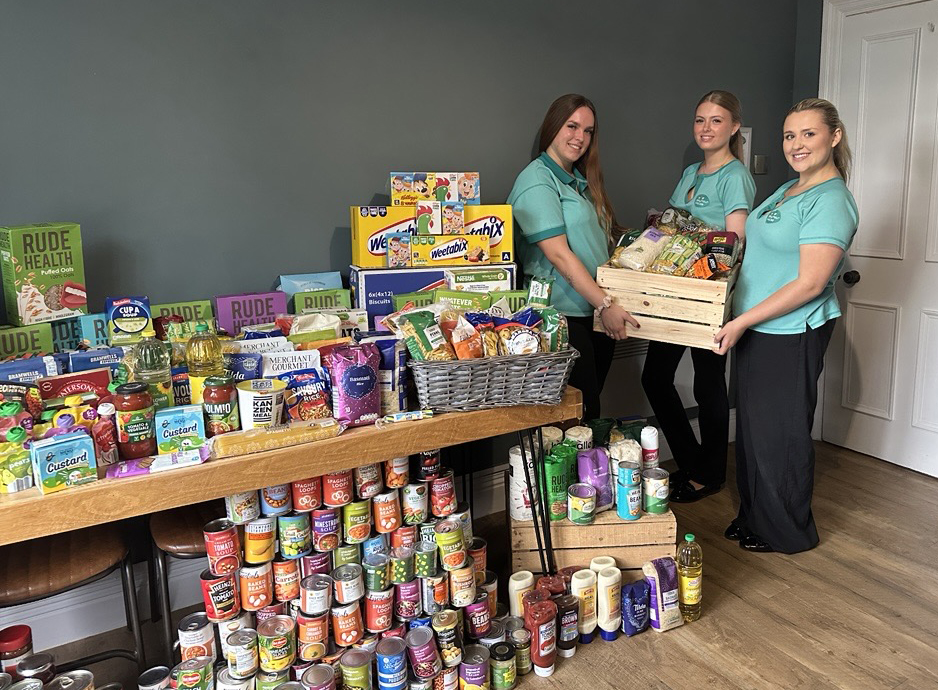 Seymour House families come together for our Harvest Festival food collection